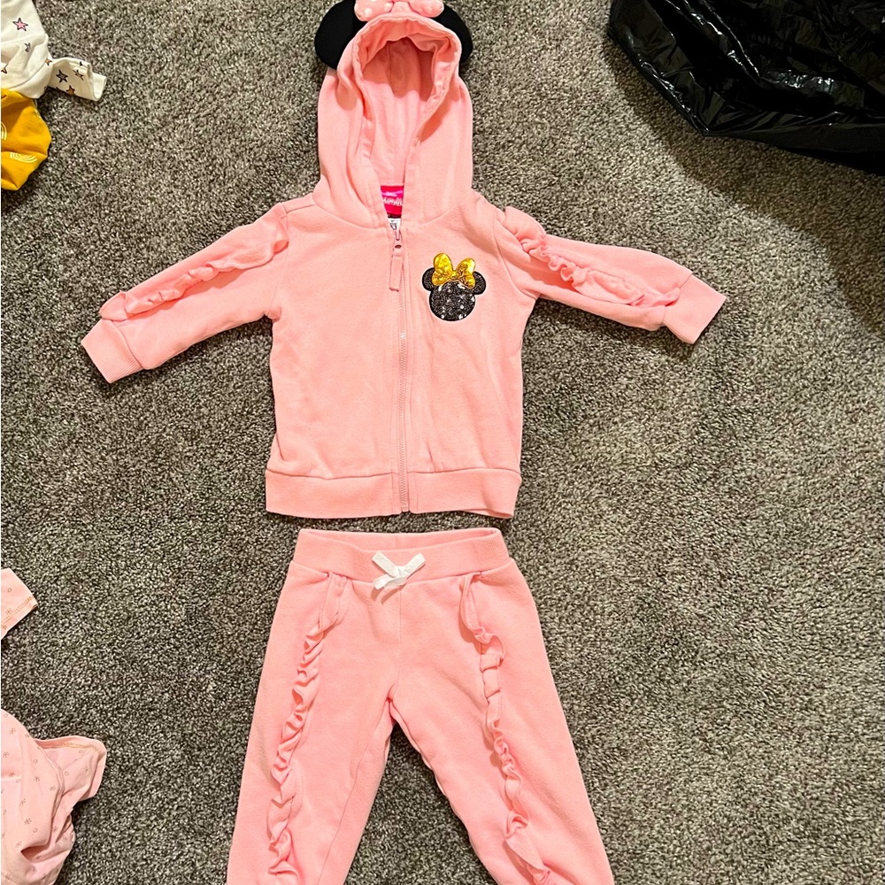 Hardly worn Minnie Mouse tracksuit set